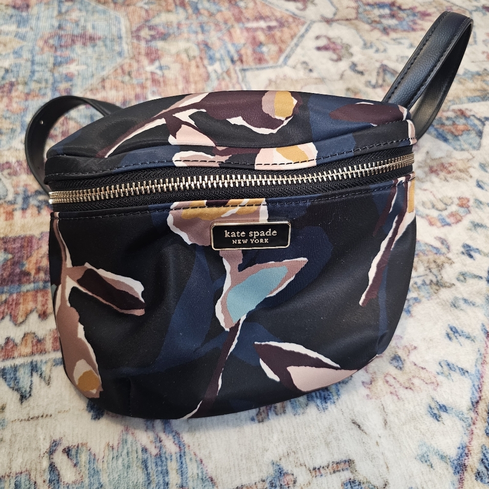 Kate Spade Belt Bag Dawn Paper Rose Black